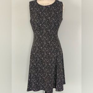 DKNY White and Black Sleeveless Dress, New with Tags
